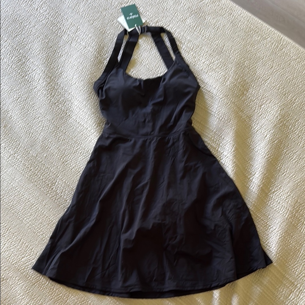 Backless Twisted Flare Dance Active Dress-Longer Length-Easy Peezy Edition